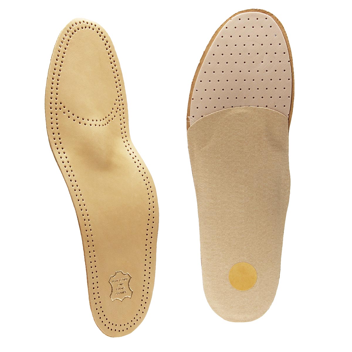 Premium Luxus Fußbett Einlegesohlen Leder Schuheinlagen orthopädisch 