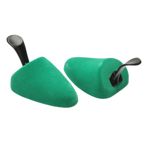 Damen Schuhspanner für Pumps High Heels abgerundete Form aus Schaumstoff Gr. 4 grün